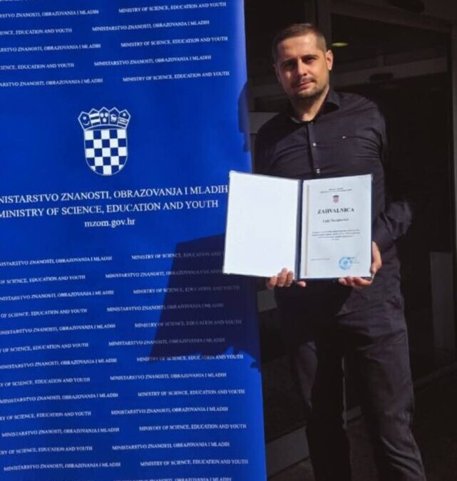 Luka Novaković među najuspješnijim učiteljima u šk.god. 2024./2025.