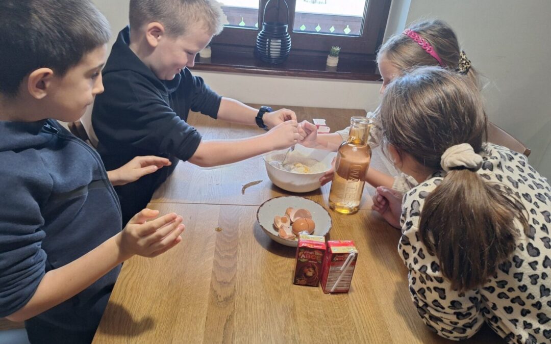 Učenici 2. razreda na Šokačkom stanu