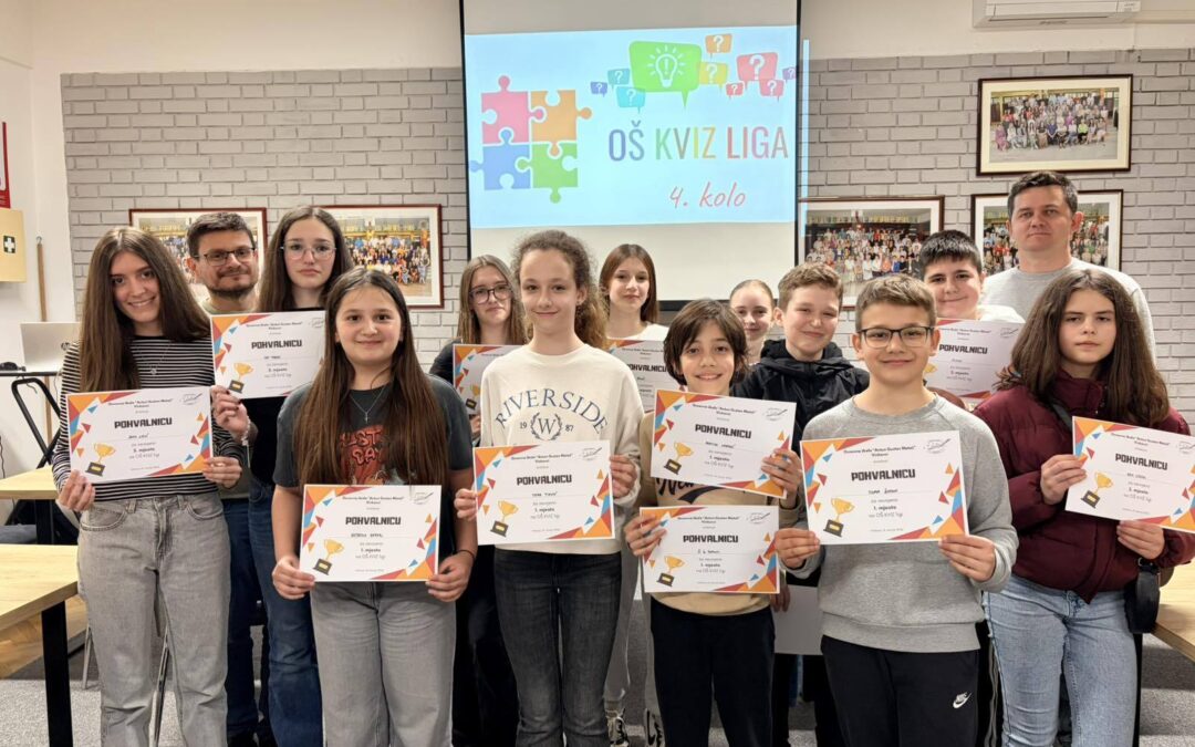 Četvrto kolo OŠ KVIZ LIGE