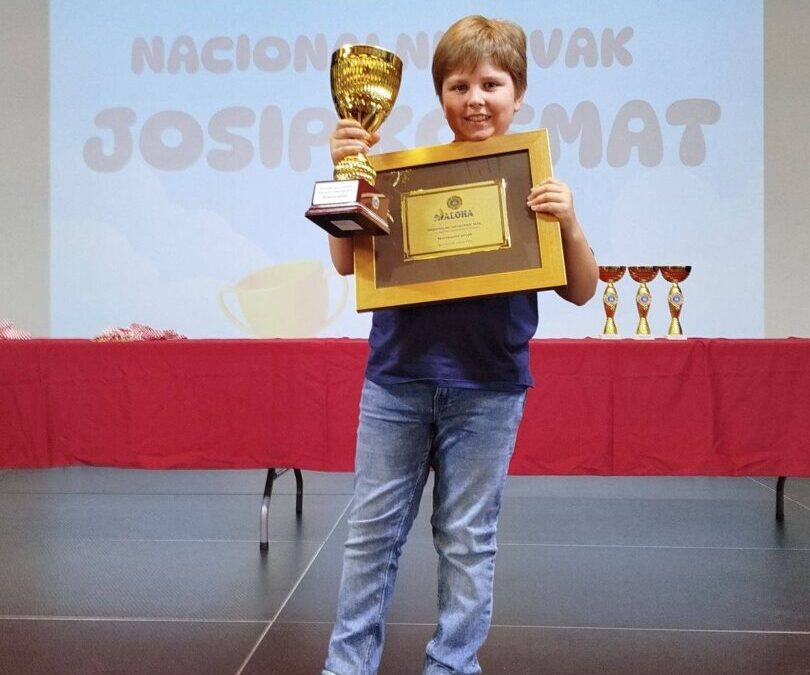 Iz učionice do Paname: Josip Kosmat osvojio vrh državnog matematičkog natjecanja iz ALOHA Mentalne aritmetike